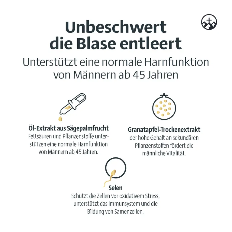 shopapotheke Alpinamed® Prosta Plus Kapseln unterstützen eine normale Harnfunktion von Männern * Fabrikverkauf