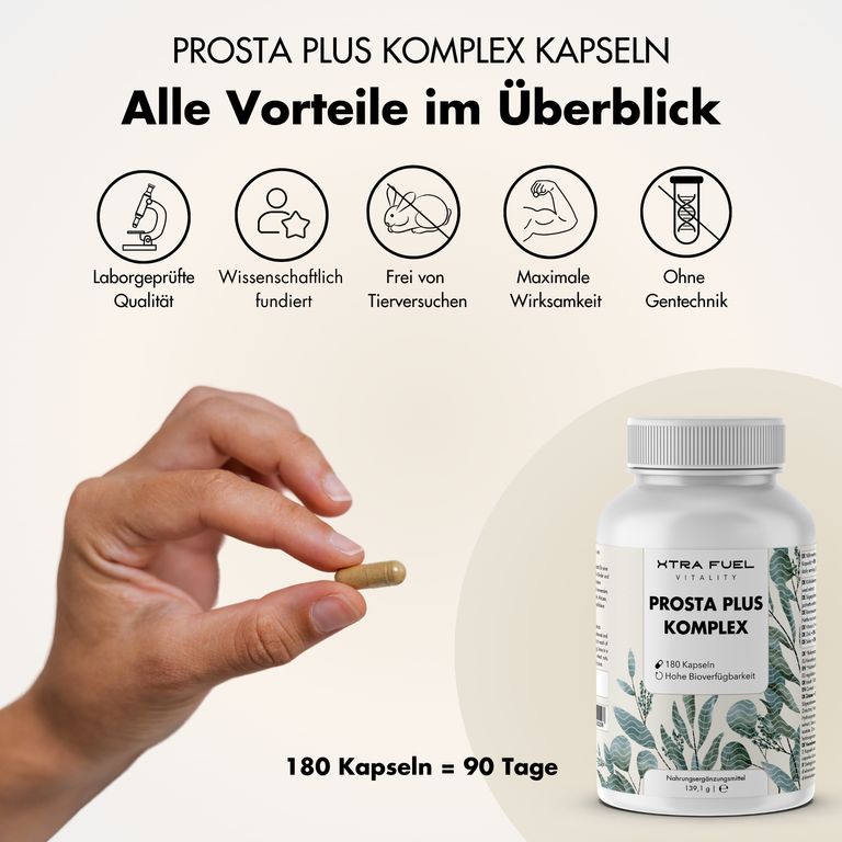 shopapotheke XTRA FUEL Prostata Kapseln - Prosta Plus Sägepalmen Komplex Limitierter Zeitrabatt