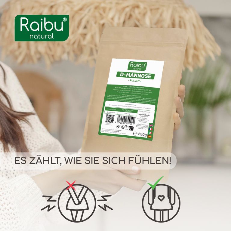 shopapotheke D-Mannose Pulver 250 g - RAIBU Fabrik Onlineshop