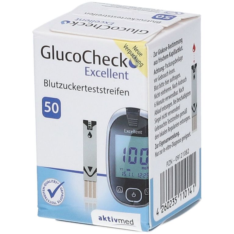 shopapotheke GlucoCheck Excellent Teststreifen