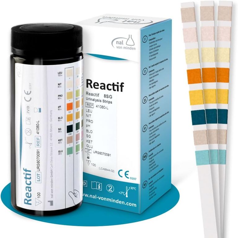 shopapotheke Reactif Gesundheitstest - Urin Teststreifen für 8 Parameter