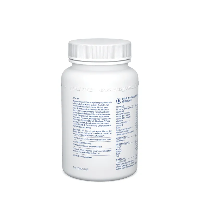 shopapotheke Pure Encapsulations® Gluco aktiv Begrenzte Freigabe
