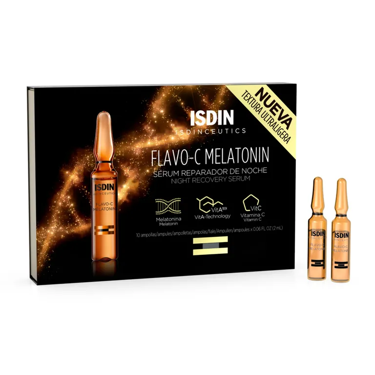 shopapotheke ISDINCEUTICS® Flavo-C Melatonin antioxidatives Serum für den Tag und reparierendes Serum für die Nacht