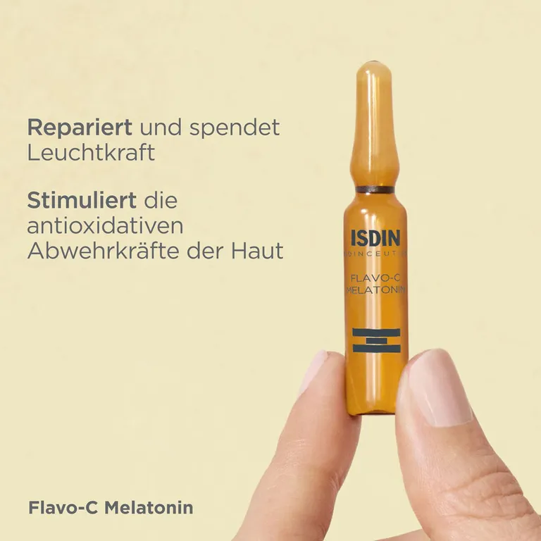shopapotheke ISDINCEUTICS® Flavo-C Melatonin antioxidatives Serum für den Tag und reparierendes Serum für die Nacht Begrenzt auf 3 Tage