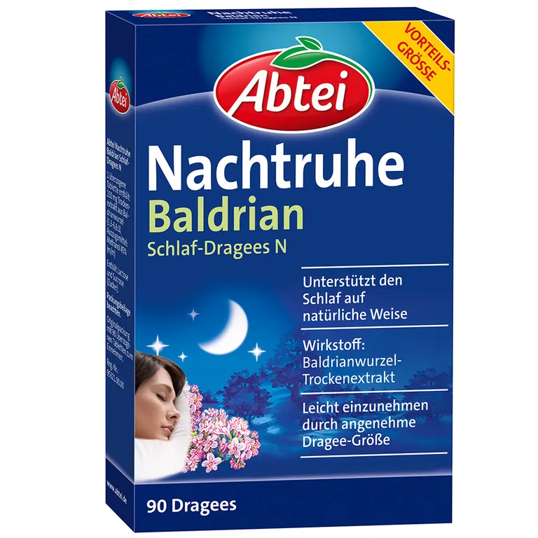 shopapotheke Abtei Nachtruhe Baldrian Schlaf-Dragees N zollfrei