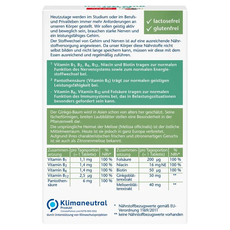 shopapotheke Doppelherz® aktiv Stress - Gute Nerven Tabletten Fabrikverkauf