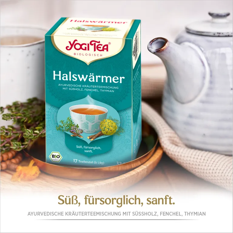 shopapotheke YOGI TEA® Halswärmer Bio Kräutertee Preisnachlass
